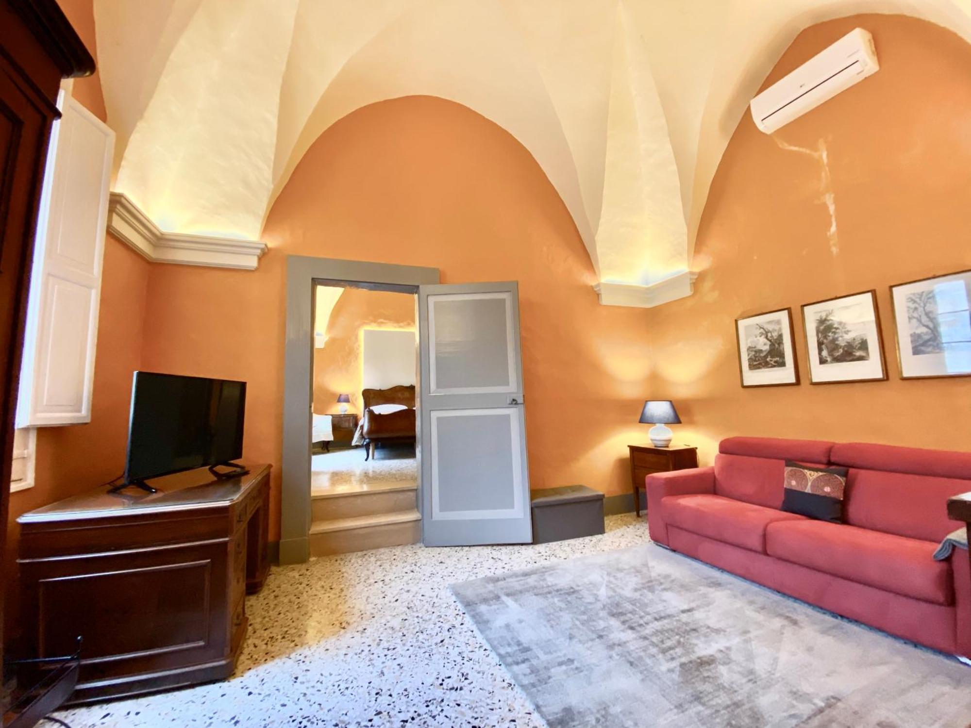 Palazzo De Carlo E Il Parco Dei 7 Pozzi Bed & Breakfast Лече Екстериор снимка