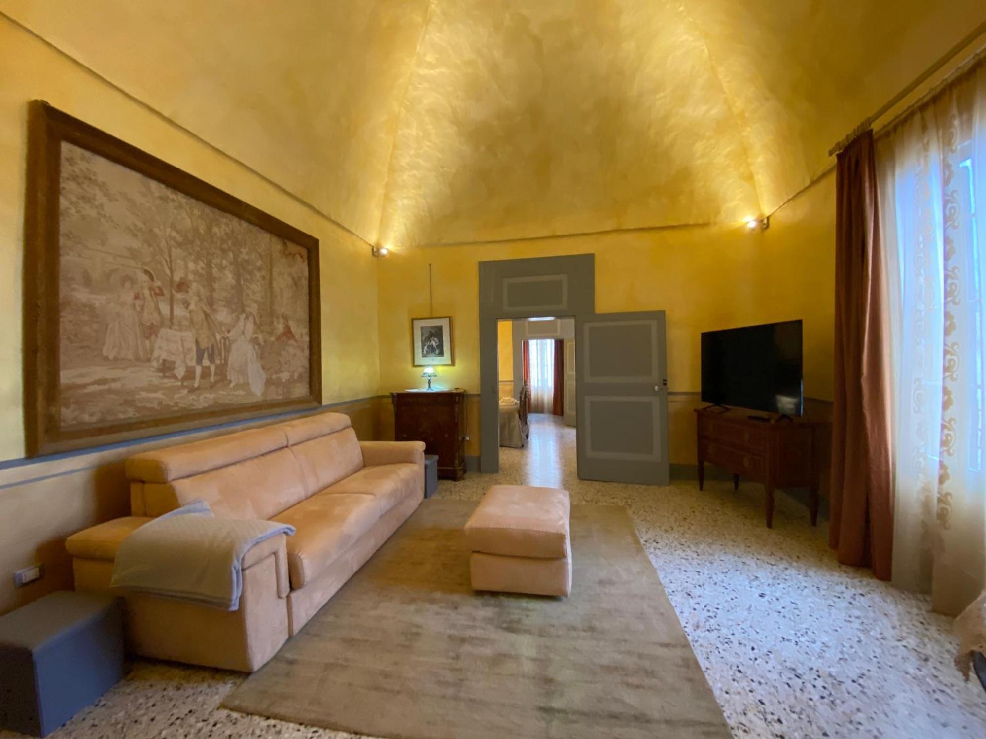 Palazzo De Carlo E Il Parco Dei 7 Pozzi Bed & Breakfast Лече Екстериор снимка